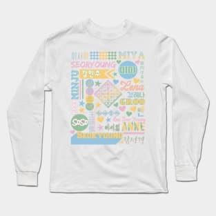 GWSN Collage Long Sleeve T-Shirt